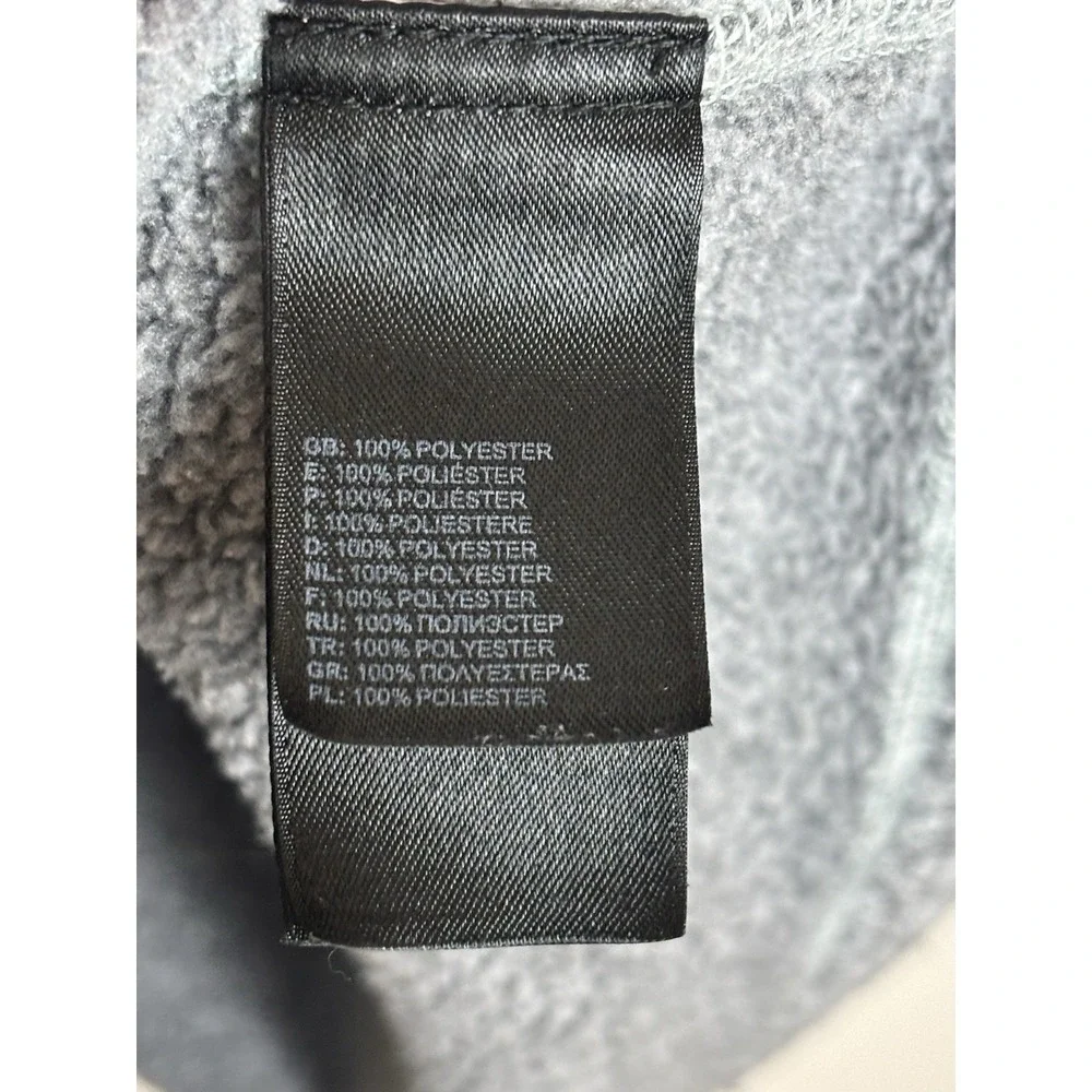 Mens The NORTH FACE Gray Gordon Lyons 1/2 Zip Sweater Jacket XXL